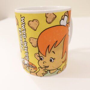 Vintage 1993 The Flinstones Pebbles Bamm-Bamm Mug Hanna-Barbera
